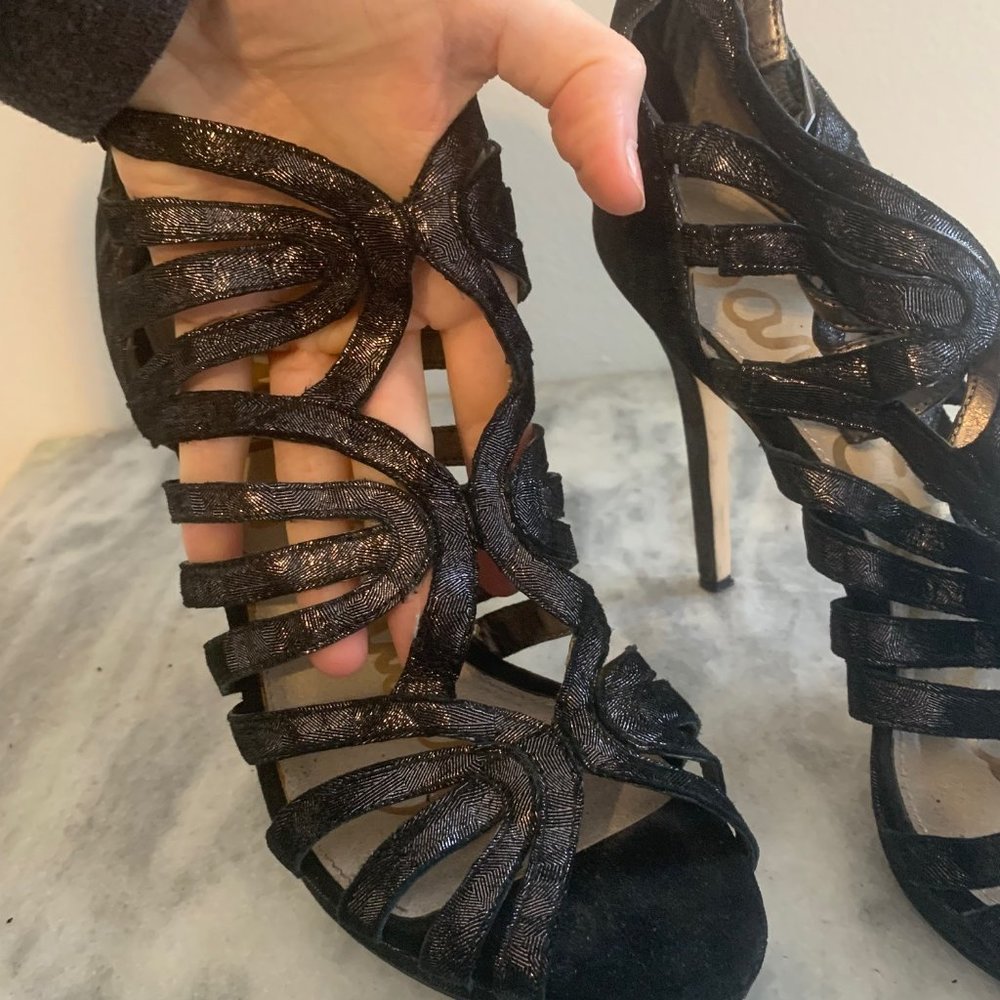 Sam Edelman Strappy Irridescent Heels